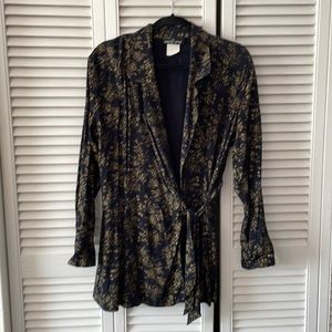 Vintage Carole Little Blazer W/ Side Tie